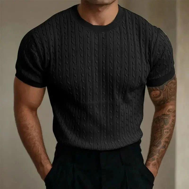 Frank Textured Knit T-Shirt