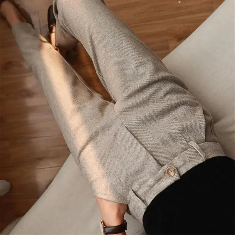 Men's Brown Cotton Pants